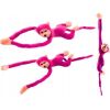 LeanToys Maskotka Pluszowa Małpka z Dźwiękiem Ciemno Różowa 60 cm Мягкие игрушки