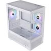 Thermaltake View 170 TG ARGB, Tower Case (White, Tempered Glass x 2) Корпуса