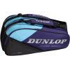 Tennis Bag DUNLOP FX-PERFORMANCE 12 violet/black/cyan  Teniss
