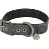 Trixie CityStyle obroża dla psa cotton black L–XL: 50–57 cm/35 mm szeroka Citas preces