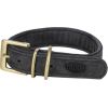Trixie Pure, obroża, dla psa, skórzana, czarny, L–XL: 52–63 cm/40 mm Citas preces