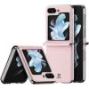 Dux Ducis Samsung  Galaxy Z Flip5 5G Flip Leather Case Wallet Pink Neoriģinālie Maciņi