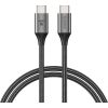 Orico 100W USB-C to USB-C charging cable (black) Data USB kabeļi