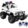 Remote-controlled car 1:12 Double Eagle (white) Jeep (Police) E550-003 Radio vadāmās rotaļlietas (RC)
