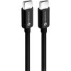 Forcell   Cable USB C to USB C Forcell F-Energy QC4.0 PD 3A 60W 3 m C338 black Data USB kabeļi