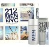 Carolina Herrera 212 Men Gift Set EDT 100 ml After Shave Gel (gel, after shave) 212 Men 100 ml and 212 miniatures Men EDT 10 ml 100ml Dāvanu komplekti