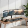 Maclean 3 monitor mount, gas spring, 17"-27", 2-8kg, black, MC-137 TV un monitoru stiprinājumi, kronšteini