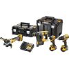 DeWalt DCK429P3T-QW Combo set DCD805 + DCG405 + DCH273 + DCF850, 18 V black, yellow Jaunumi -Dārzam