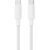 USB cable Acefast C18-03 60W USB-C to USB-C 1.2m white Data USB kabeļi
