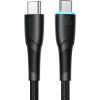 Joyroom   Joyroom Starry Series SA32-CC3 USB-C / USB-C cable 60W 1m - black Data USB kabeļi
