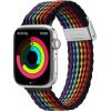 Strap Dux Ducis Mixture II Series Apple Watch 38/40/41mm Dark Stripes Smart-Watch aksesuāri