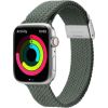 Strap Dux Ducis Mixture II Series Apple Watch 38/40/41mm Olive Green Smart-Watch aksesuāri