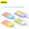 Baseus   Baseus Popsicle 5200mAh 20W Powerbank with Built-in Lightning Cable (+ White Baseus Simple USB-C - USB-C 60W/20V/3A/30cm Cable) - Blue-Orange Power-банки