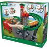 BRIO Large warehouse with lift - 33887 (Nedaudz boj. iepak.) Куклы и аксессуары