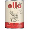 OLLO Pure Pork - wet dog food - 850g Suņu barība