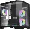 Darkflash Darflash FT350 computer case + 5 aRGB fans (black) Datoru korpusi