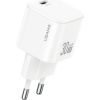 Lādētājs USAMS JO Series CC262 30W | USB-C | USB-C uz Lightning kabelis | 1m | balts | bojāts iepakojums Telefonu lādētāji 220v