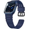 Hurtel -  Strap Triple Protection for Apple Watch 38 / 40 / 41 mm band bracelet - navy blue Чехлы - альтернативные