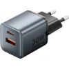 Ładowarka Vention 30W GaN 1x USB-A 1x USB-C czarna Зарядные устройства