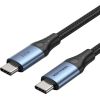 Vention USB 2.0 5A 240W 1.5m BLACK USB-C to C cable Data USB kabeļi