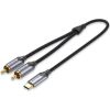 Kabel Audio Vention USB-C na 2RCA męski 1m Dažādi vadi