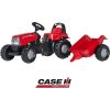 Rolly Toys rolyKid traktor na pedały Case z przyczepką Jaunumi, Bērnu preces