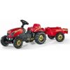 Rolly Toys Traktor Rolly Kid czerwony z przyczepą (5012121) Jaunumi, Bērnu preces