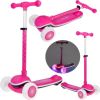 Jokomisiada Balansowa hulajnoga SCOOTER 3-kołowa KOLOROWE ŚWIATEŁKA i MUZYKA SP0812 Велосипеды
