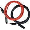 Ecoflow Set 2x Extension cable for solar panels APV MC4 2m Spēkstaciju piederumu