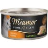 MIAMOR Feine Filets Naturell Chicken with pumpkin - wet cat food - 80g Консервы кошек