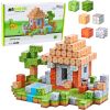 Leantoys Magnetic Construction Blocks Cubes Square World 3D 312 pcs. Jaunumi, Bērnu preces