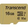 Memory card Transcend microSDHC USD500S 16GB CL10 UHS-I U3 Up to 95MB/S +adapter