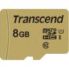 Memory card Transcend microSDHC USD500S 8GB CL10 UHS-I U1 Up to 95MB/S + adapter