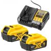 Piederumu komplekts DeWalt DCB184P2-XJ; 18 V; 2x5,0 Ah akum. Аккумуляторы