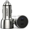 Ugreen   Car phone charger Ugreen, 2 x USB-C Telefonu lādētāji 12v Automašīnām