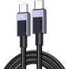Ugreen   Type C 2.0 Male To Type C 2.0 Male 5A Data Cable 2M Black Дата USB-кабели