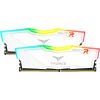 Team Group DDR4 -16GB - 3200 - CL - 16 T-Force Delta white Dual Kit RAM Operatīvā atmiņa