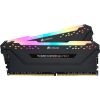 Corsair DDR4 - 16 GB -3200 - CL - 16 - Dual Kit, Vengeance RGB PRO (black, CMW16GX4M2Z3200C16) RAM Operatīvā atmiņa