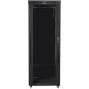 Lanberg Rack cabinet 19" free-standing 42U/800x800 (flat pack) with glass door, LCD FF01-8842-12BL Black Серверы и компоненты серверов