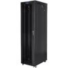 Lanberg Rack cabinet 19" free-standing 47U/800x1000 (flat pack) with glass door, LCD FF01-8047-12BL Black Серверы и компоненты серверов