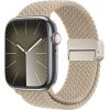Dux Ducis   DUX DUCIS strap MIXTURE PRO stretchable braided for Apple Watch 42 / 44 / 45 / 49 mm beige Smart pūlksteņu aksesuāri