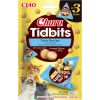 INABA CAT CHURU TIDBITS 3P TUNA RECIPE 3x12g Kaķu konservi