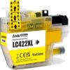 Compatible ink Brother LC422 XL, Yellow Tintes printeru izejmateriāli