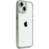 iLike Apple  iPhone 15 Pro STARS LENS ACRYLIC COVER White Neoriģinālie Maciņi
