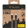 Tactical Stitch Thread USB-C/USB-C Кабель 0.3m / чёрный Дата USB-кабели