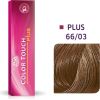 Wella Professionals Color Touch Plus Ammonia-Free Semi-Permanent Hair Dye 66/03 Dark Blonde Natural Golden Intense 60ml Matu kopšana