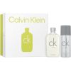 Set Calvin Klein: CK One Eau De Toilette Unisex 100ml + CK One 24h Protection Deodorant Spray For Men 150ml Dāvanu komplekti