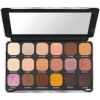 Makeup Revolution Forever Flawless Eyeshadow Palette Nude Silk 18 Shades 19.8 g Dekoratīvā kosmētika
