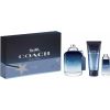 Set Coach: Blue, Eau De Toilette, For Men, 100 ml + Blue, Eau De Toilette, For Men, 15 ml + Blue, Shower Gel, Beard & Hair, 100 ml Dāvanu komplekti