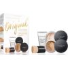 Nothing Beats The Original Set BareMinerals: BareMinerals, Setting, Powder Brush + Mineral Veil, Matte Finish, Loose Setting Powder, Golden Tan, 2 g + + Prime Time, Vitamin E, Smooth Wear, Foundation Primer, Golden Tan, 15 ml Dekoratīvā kosmētika